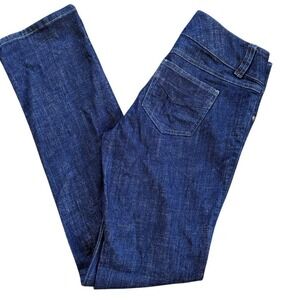 CAbi Jeans Lou Lou Straight Leg, style #201, Dark Wash, Size 4
